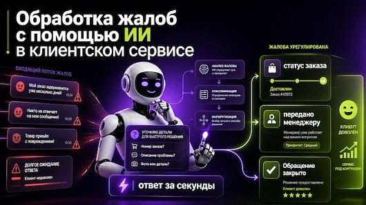 Обработка жалоб с помощью ИИ в клиентском сервисе