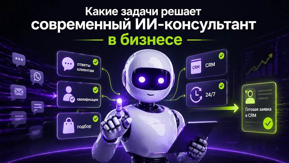 Какие задачи решает современный ИИ-консультант в бизнесе
