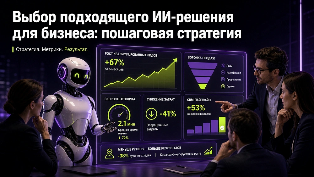 Выбор ИИ-решения для бизнеса по шагам