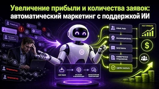 Автоматический маркетинг с ИИ для роста прибыли и заявок