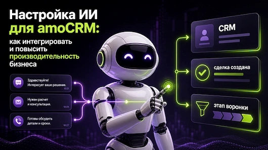 Интеграция ИИ с amoCRM: как повысить производительность бизнеса
