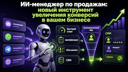 ИИ-менеджер по продажам: новый уровень увеличения конверсии в бизнесе