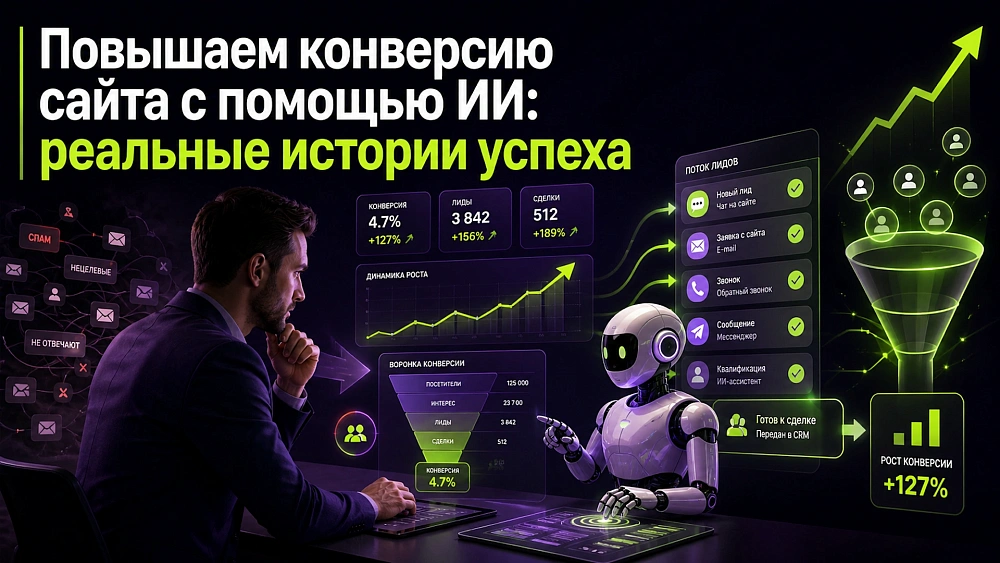 Как ИИ повышает конверсию сайта: реальные примеры