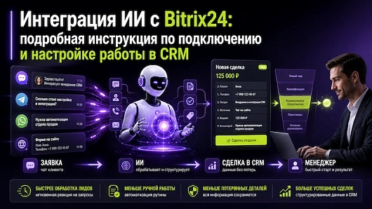 Как подключить ИИ к Bitrix24 и настроить работу в CRM