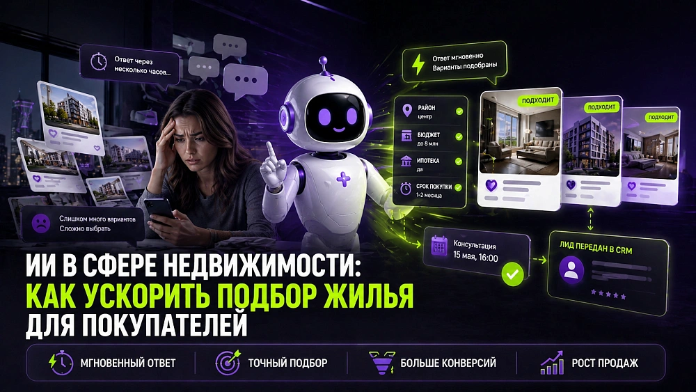 Как искусственный интеллект ускоряет подбор недвижимости и работу риелторов