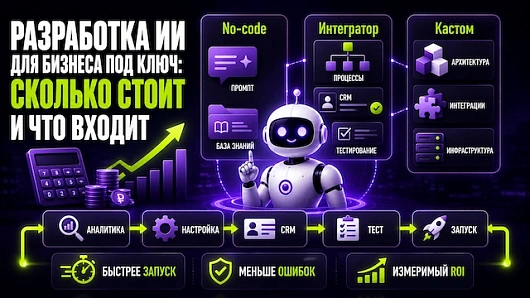 Разработка ИИ для бизнеса под ключ: сколько стоит и что входит