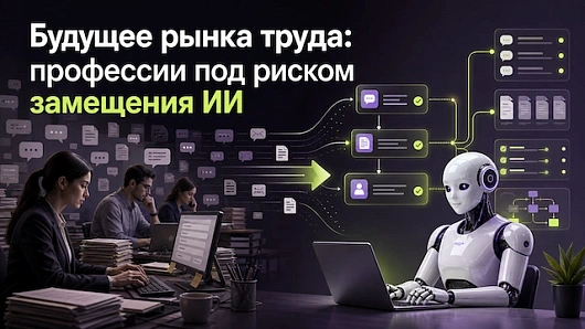 Будущее рынка труда: профессии под риском замещения ИИ