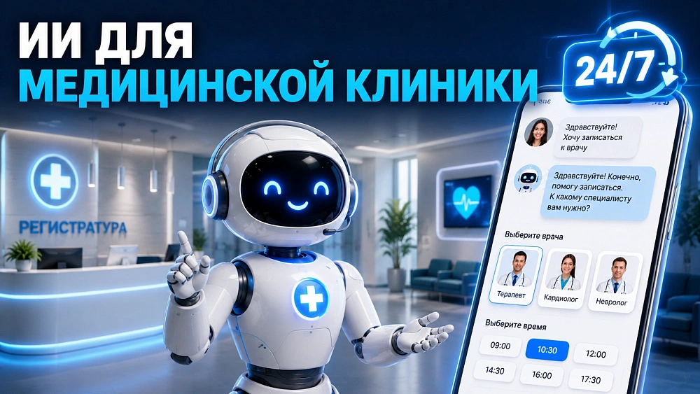 ИИ для медицинской клиники: автоматизация записи и обработки обращений