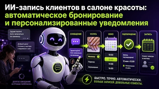 Как работает ИИ-запись клиентов в салоне красоты