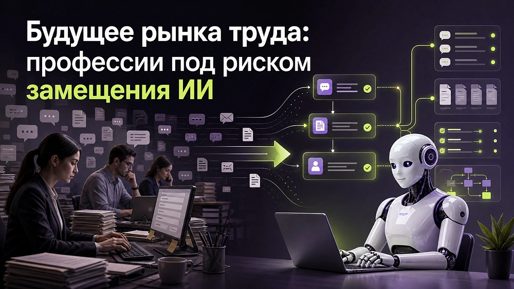 Будущее рынка труда: профессии под риском замещения ИИ