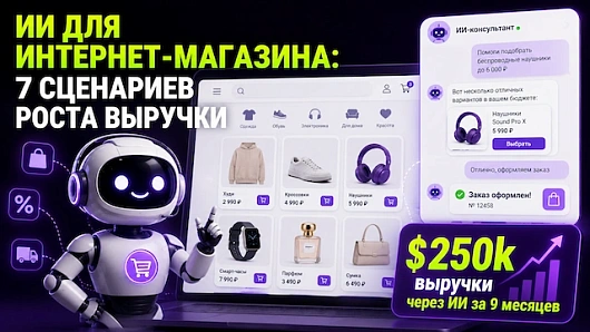 ИИ для интернет-магазина: 7 сценариев увеличения выручки