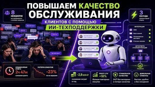 Как ИИ-техподдержка повышает качество обслуживания клиентов