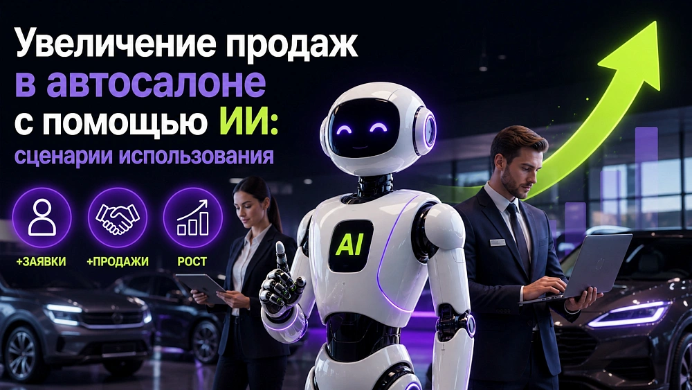 Увеличение продаж в автосалоне с помощью ИИ: сценарии использования