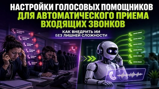 Как настроить голосового помощника для приема звонков