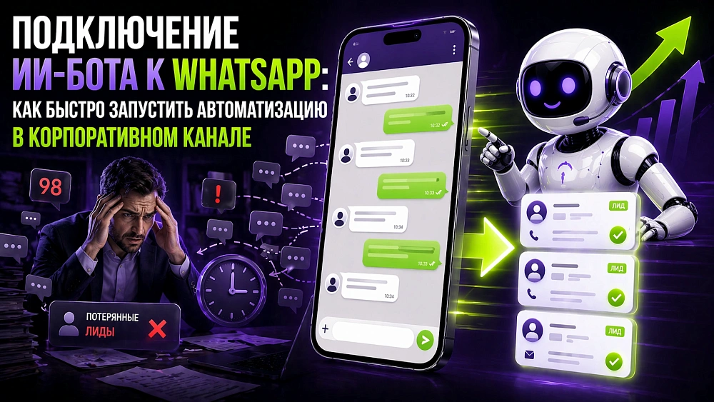 Как подключить ИИ-бота к WhatsApp и автоматизировать общение