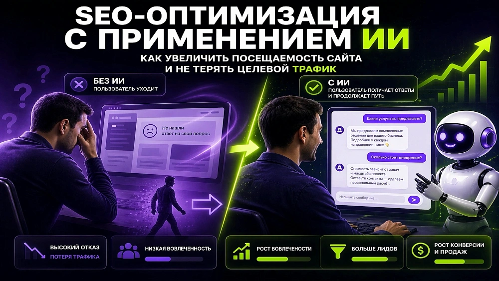 Как ИИ помогает увеличить посещаемость сайта и SEO