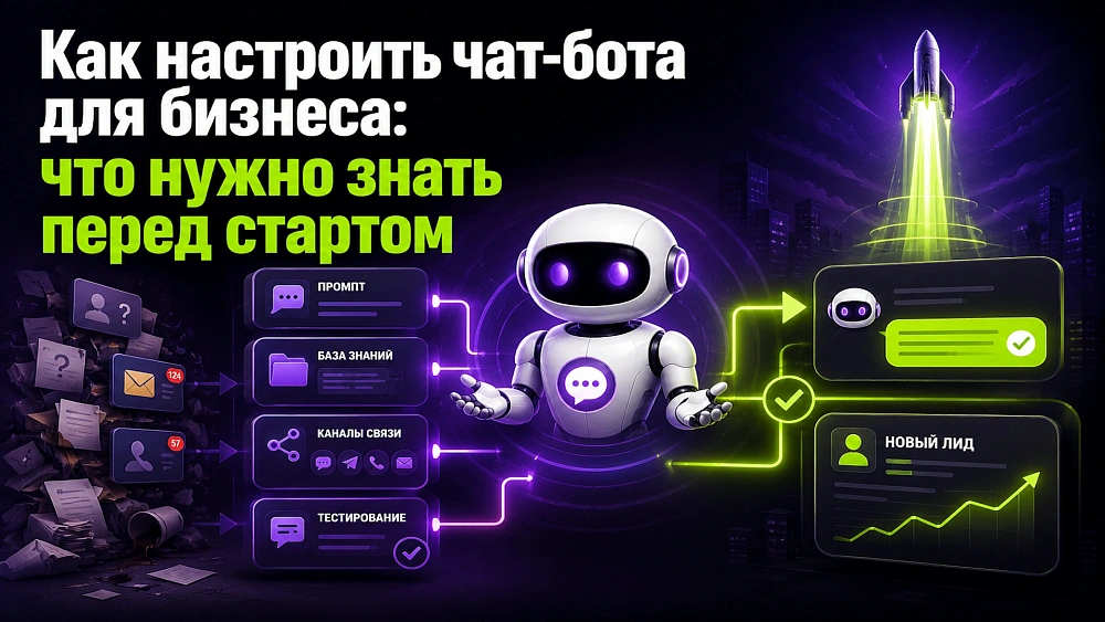Как настроить чат-бота для бизнеса: что нужно знать перед стартом