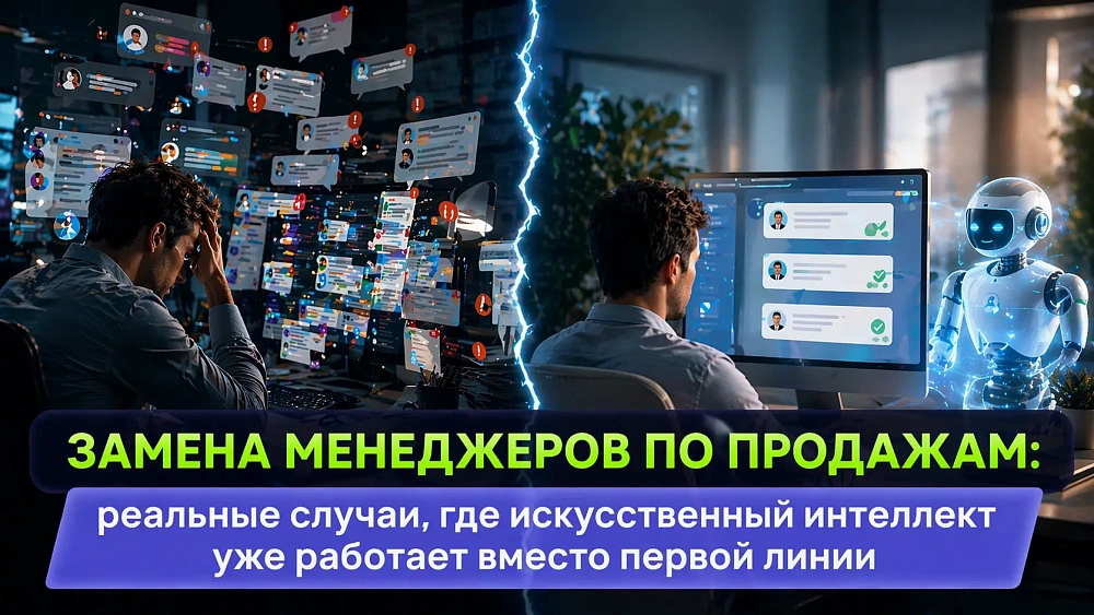 Замена менеджеров по продажам: где ИИ уже работает вместо первой линии