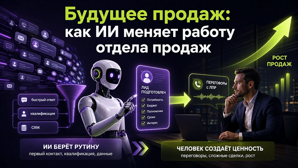 Будущее продаж: как ИИ меняет работу отдела продаж