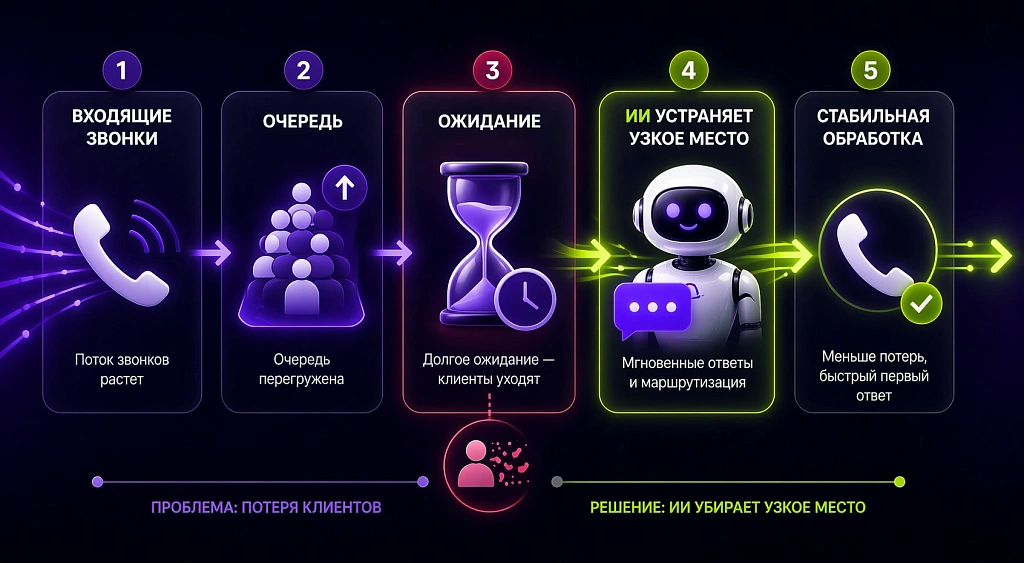 Как настроить голосового помощника для приема звонков