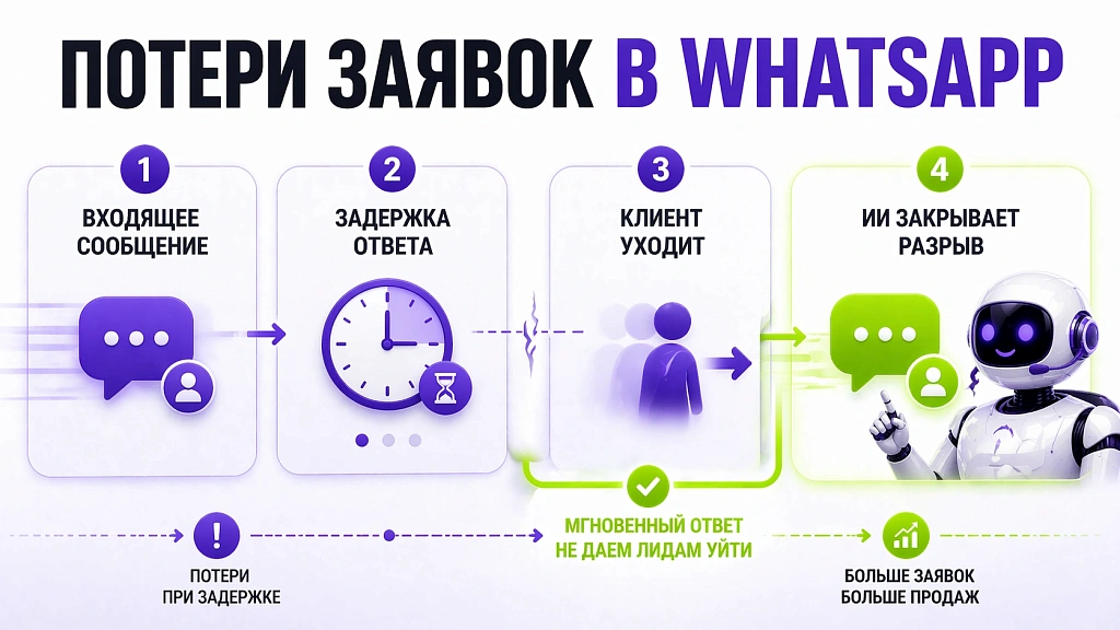 Как подключить ИИ-бота к WhatsApp и автоматизировать общение