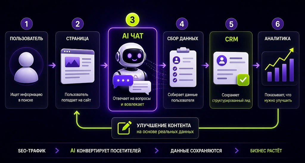 Как ИИ помогает увеличить посещаемость сайта и SEO